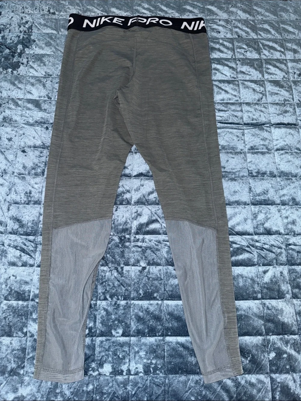 Nike Womens Gray Pro Performance Leggings
